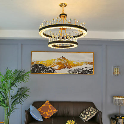 Argus Round Crystal Chandelier - Nuvé