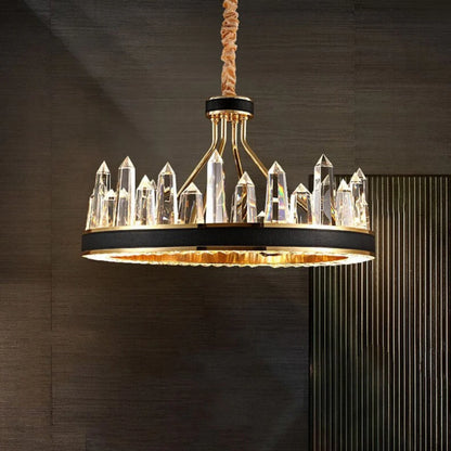 Argus Round Crystal Chandelier - Nuvé