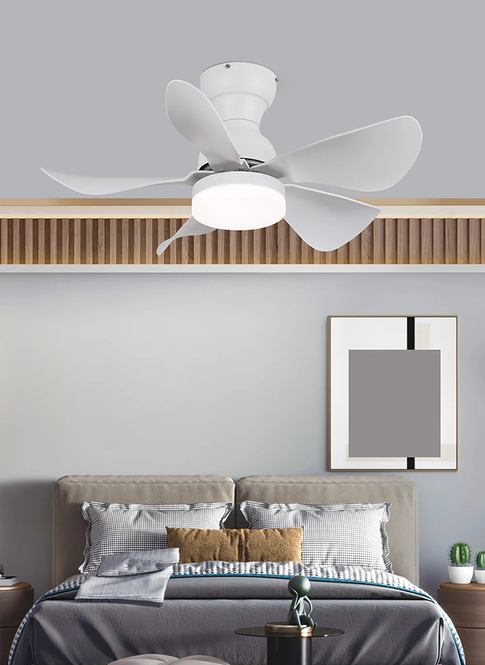 Arilia Small Blade Ceiling Fan Light - Nuvé