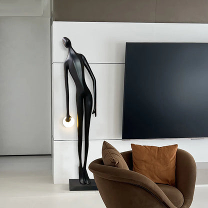 Art Design Human Statue Floor Lamp - Nuvé