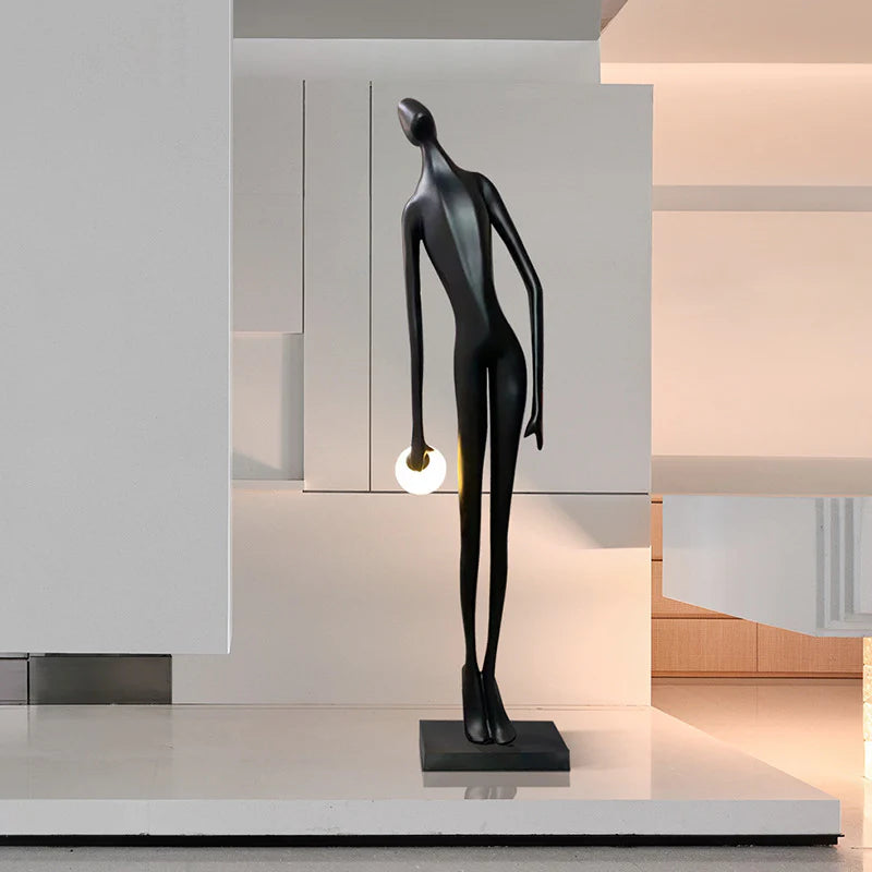 Art Design Human Statue Floor Lamp - Nuvé