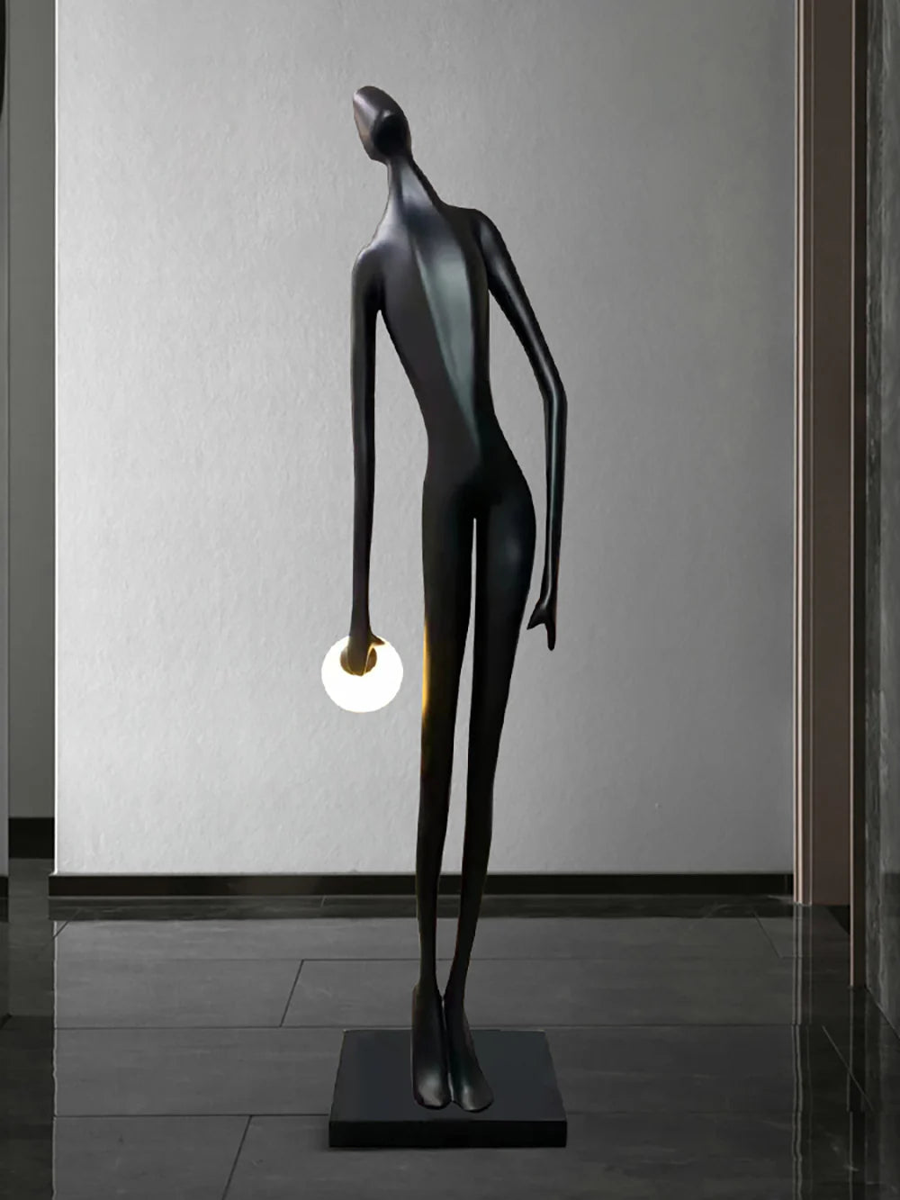 Art Design Human Statue Floor Lamp - Nuvé