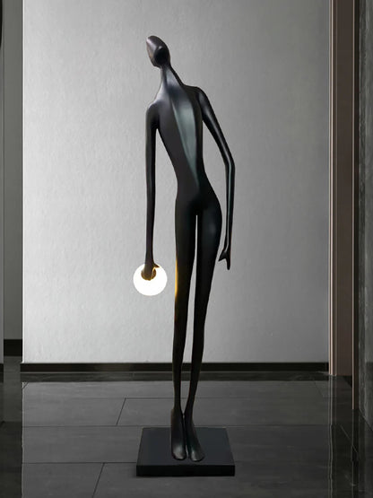 Art Design Human Statue Floor Lamp - Nuvé