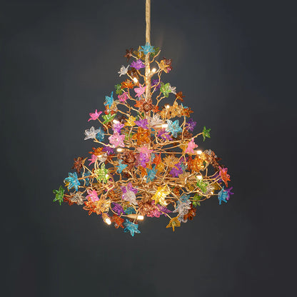 Art Stained Glass Tree Branch Chandelier - Nuvé