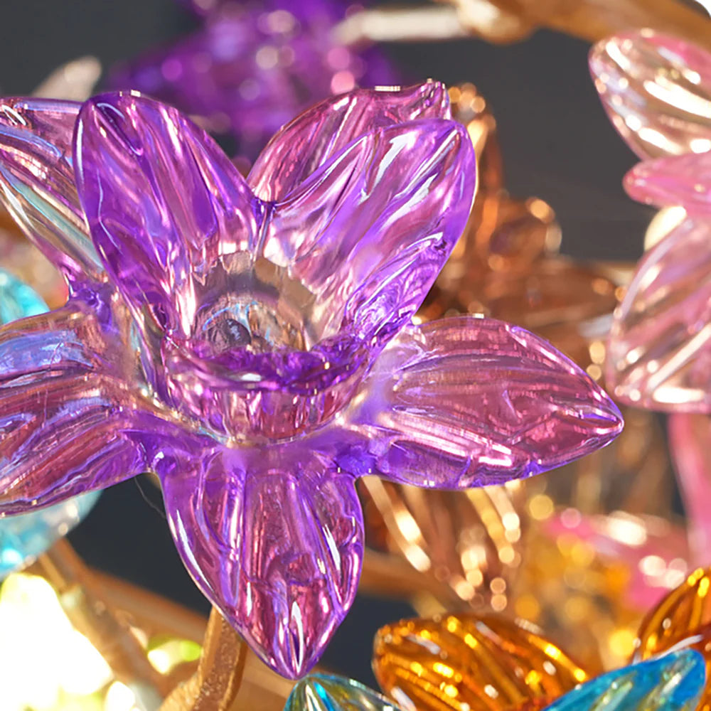 Art Stained Glass Tree Branch Chandelier - Nuvé