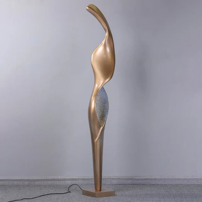 Art Torch Sculpture Floor Lamp - Nuvé