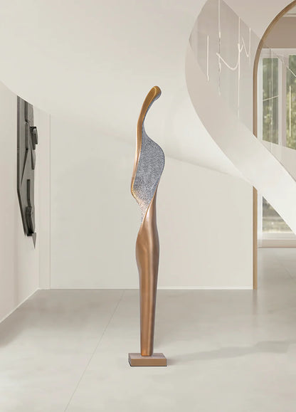 Art Torch Sculpture Floor Lamp - Nuvé