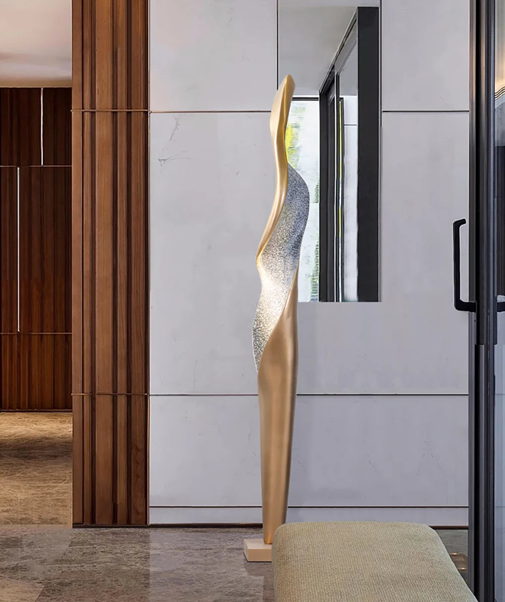 Art Torch Sculpture Floor Lamp - Nuvé