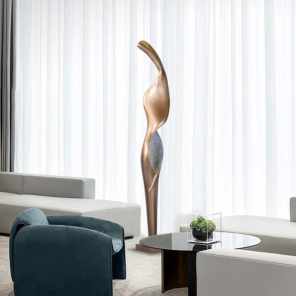 Art Torch Sculpture Floor Lamp - Nuvé