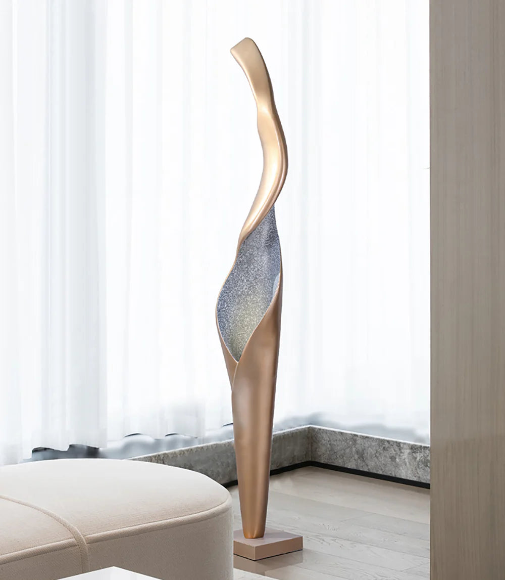 Art Torch Sculpture Floor Lamp - Nuvé