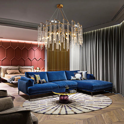 Artistic Branch Colorful Glass Drop Chandelier - Nuvé