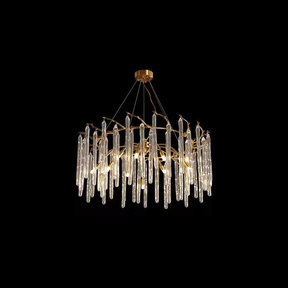 Artistic Branch Colorful Glass Drop Chandelier - Nuvé
