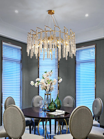 Artistic Branch Colorful Glass Drop Chandelier - Nuvé