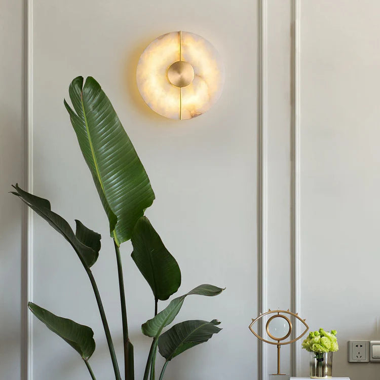 Artistic Simple Marble Wall Lamp - Nuvé