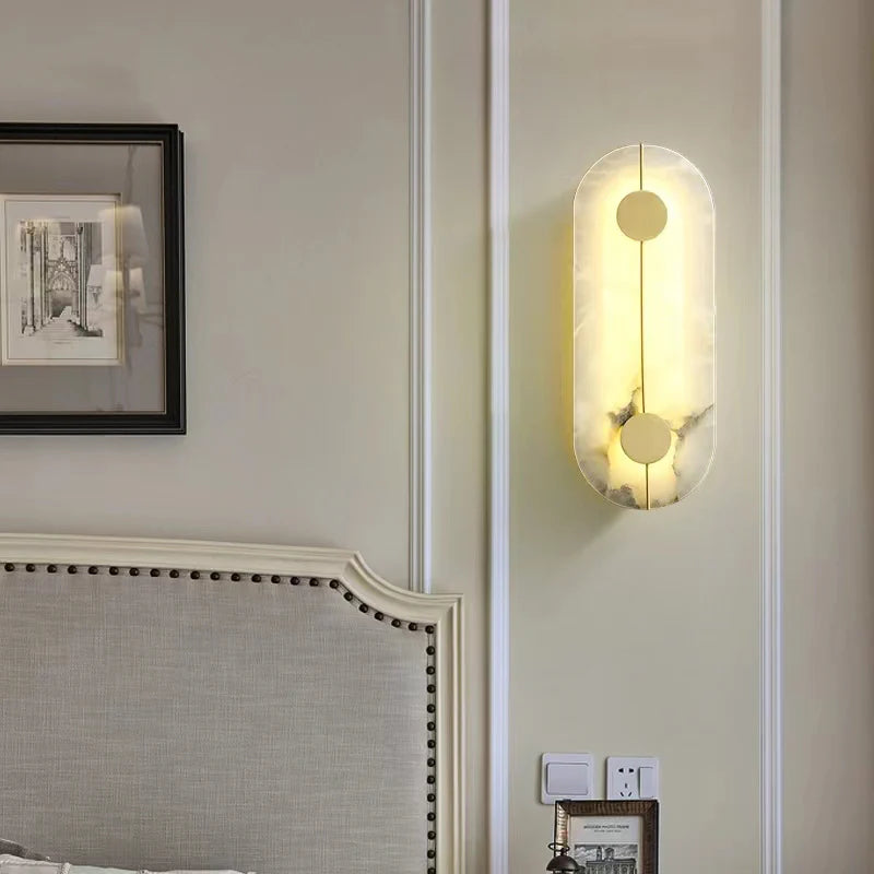 Artistic Simple Marble Wall Lamp - Nuvé