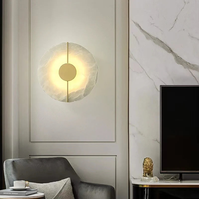 Artistic Simple Marble Wall Lamp - Nuvé