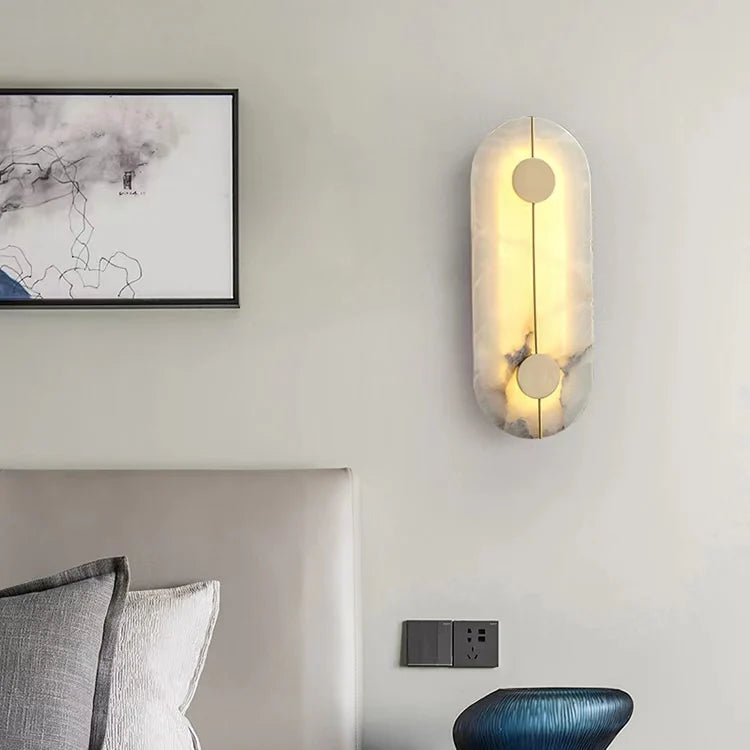 Artistic Simple Marble Wall Lamp - Nuvé