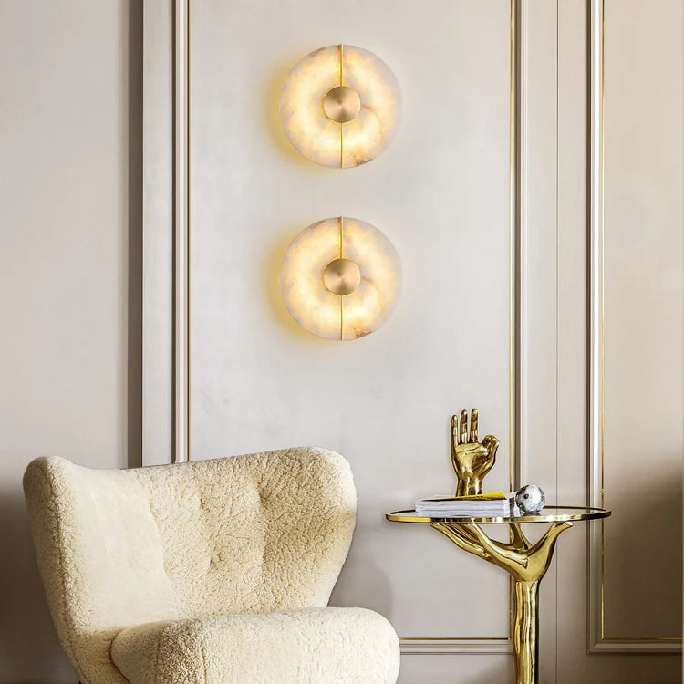 Artistic Simple Marble Wall Lamp - Nuvé
