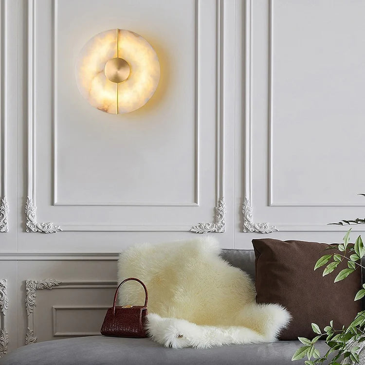 Artistic Simple Marble Wall Lamp - Nuvé