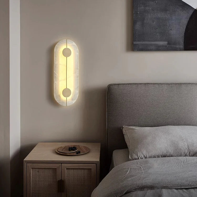 Artistic Simple Marble Wall Lamp - Nuvé