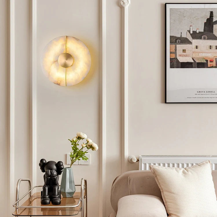 Artistic Simple Marble Wall Lamp - Nuvé