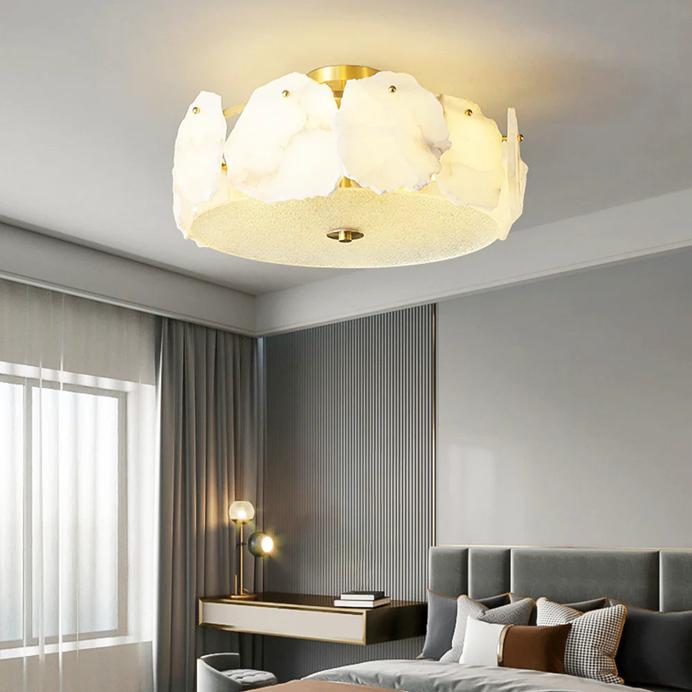Artze Alabaster Ceiling Light - Nuvé