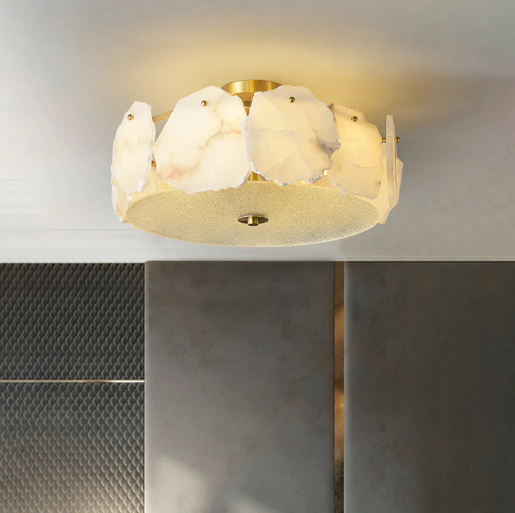 Artze Alabaster Ceiling Light - Nuvé