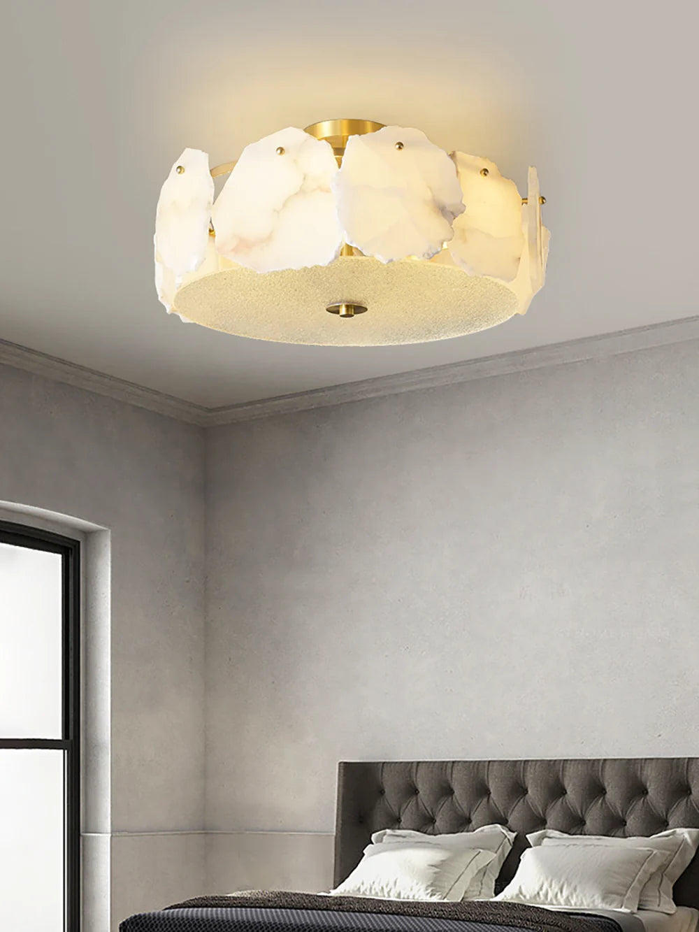 Artze Alabaster Ceiling Light - Nuvé