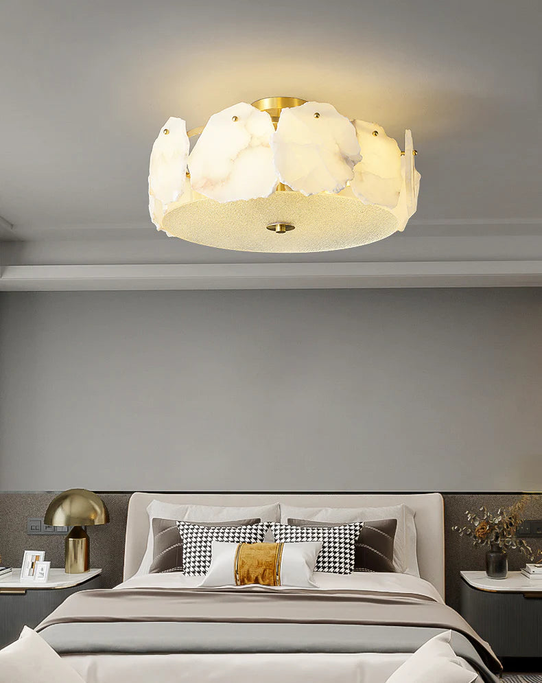 Artze Alabaster Ceiling Light - Nuvé