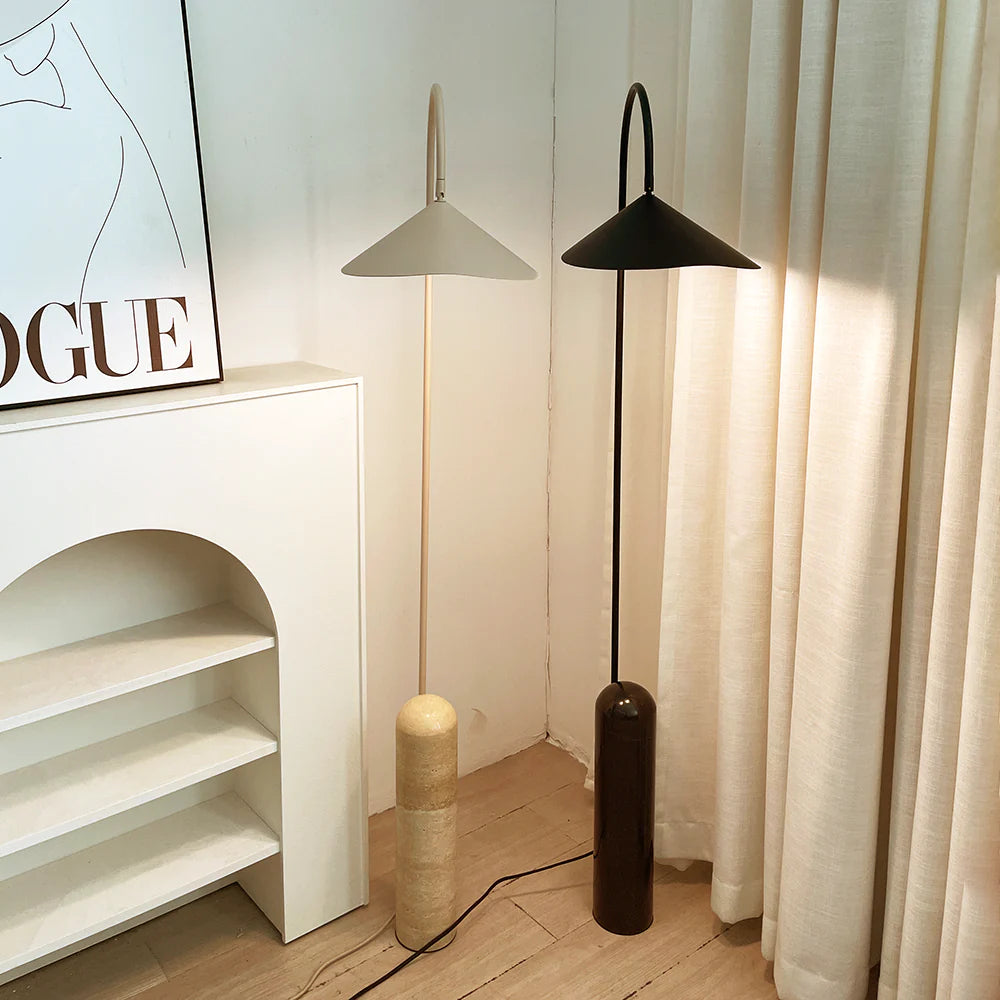 Arum Marble Floor Lamp - Nuvé