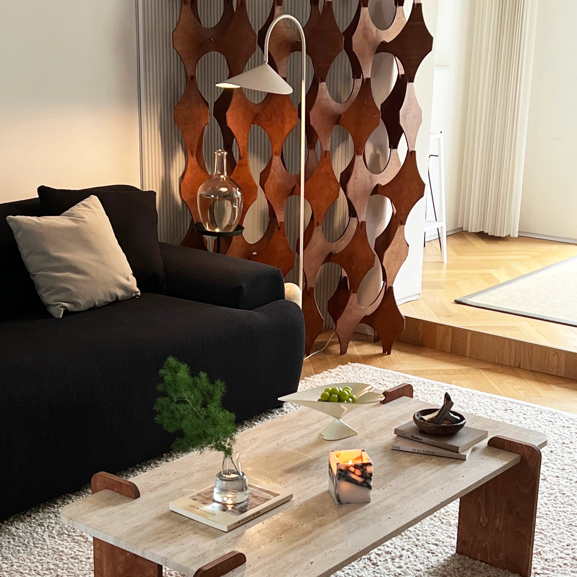 Arum Marble Floor Lamp - Nuvé