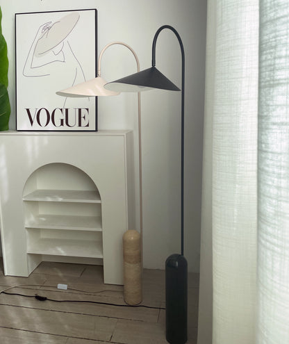 Arum Marble Floor Lamp - Nuvé