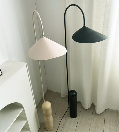 Arum Marble Floor Lamp - Nuvé