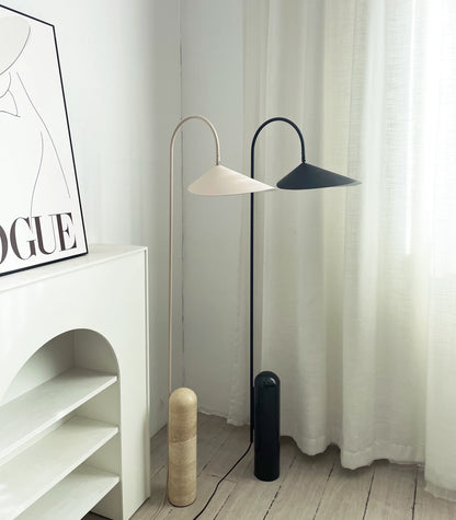 Arum Marble Floor Lamp - Nuvé