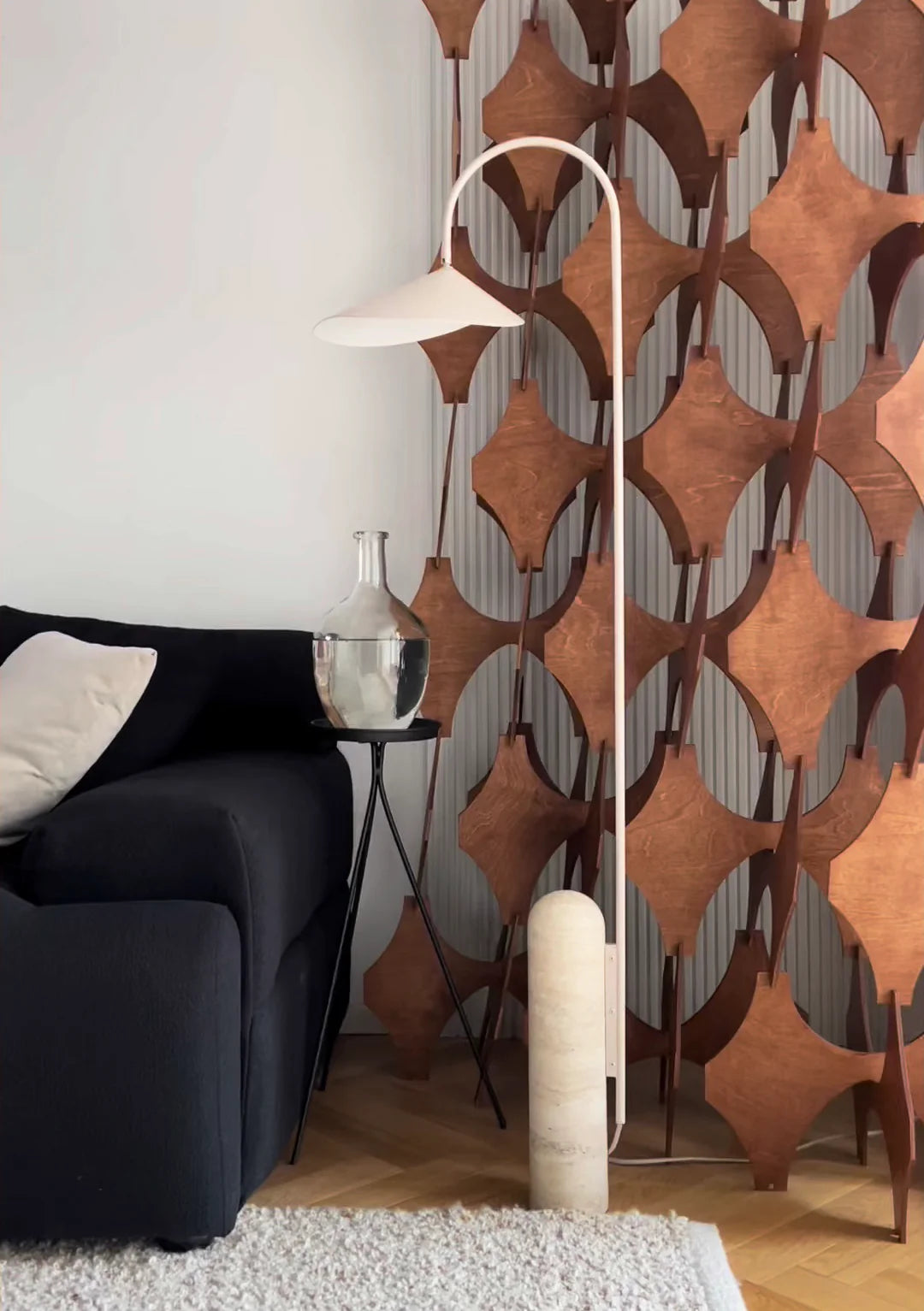 Arum Marble Floor Lamp - Nuvé