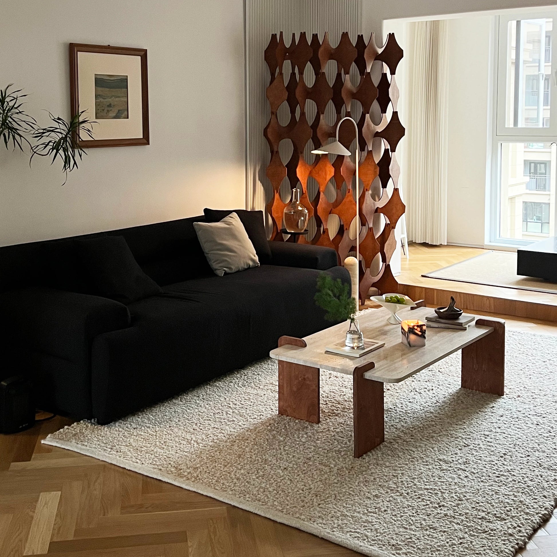Arum Marble Floor Lamp - Nuvé