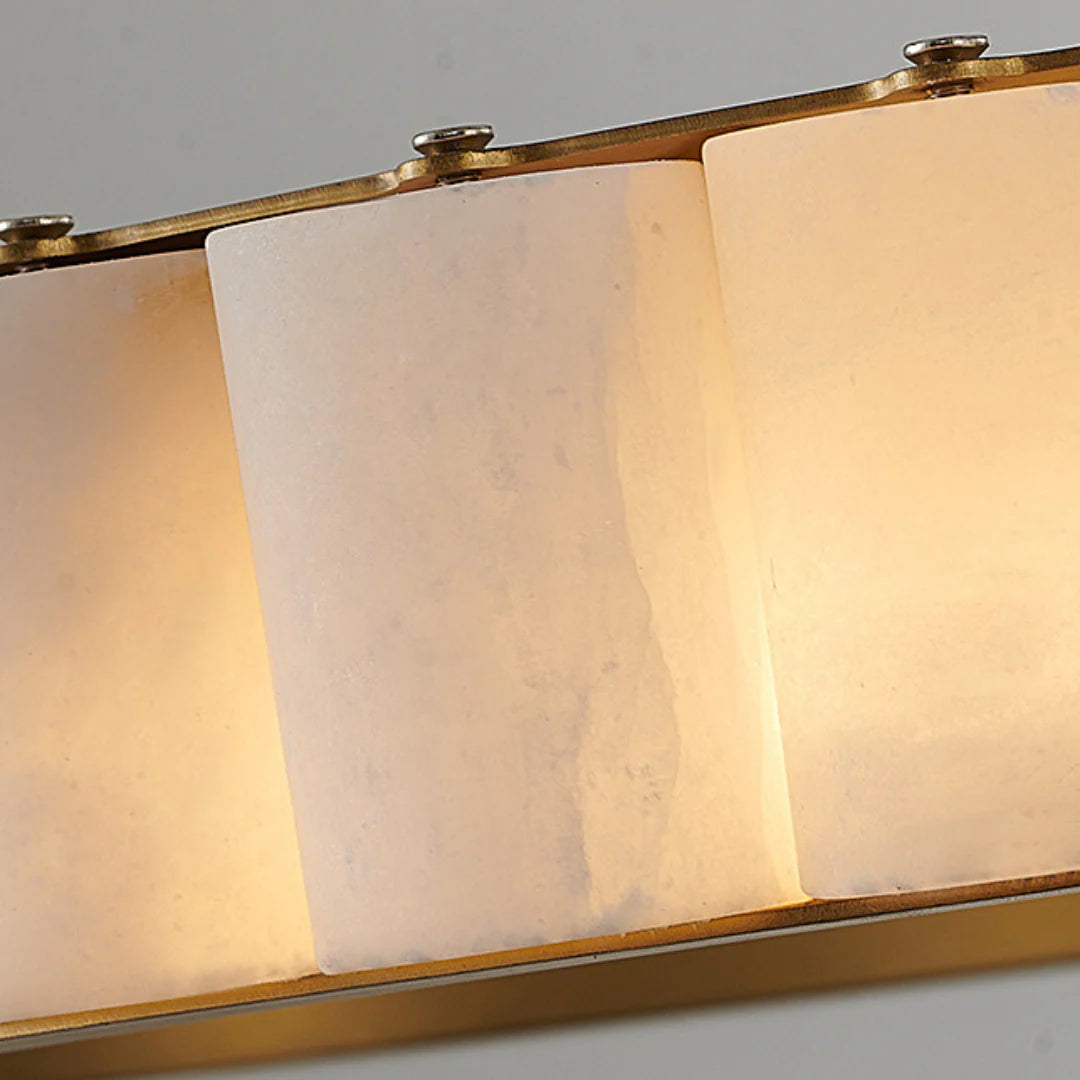 Alabaster Avalon Halo Chandelier - Nuvé