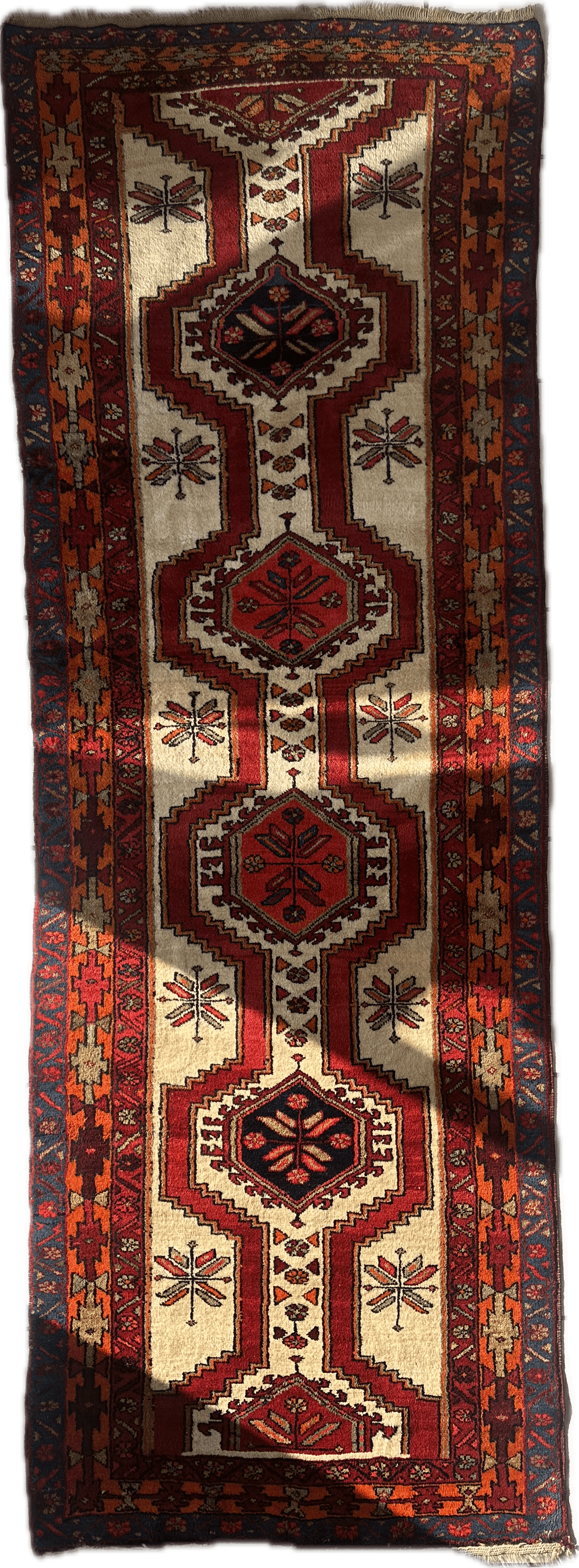 Persian Meshgi Wool Runner 3’6” x 9’10” - Nuvé