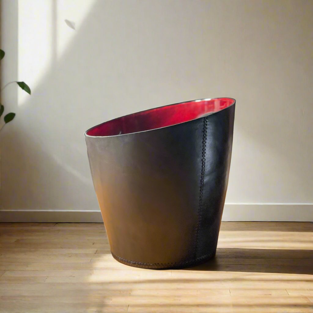 Basurero | Leather Wastebasket - Nuvé