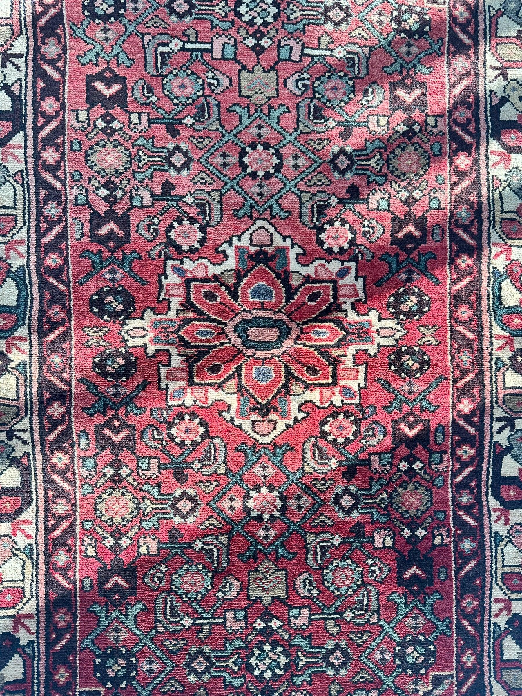 Vintage Persian Hamadan Rug 3’7” x 6’8” - Nuvé