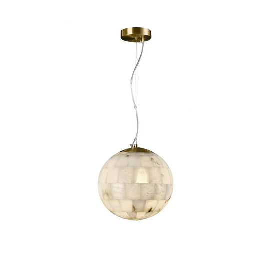 Ball Modern Alabaster Pendant Light - Nuvé