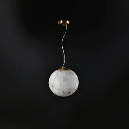 Ball Modern Alabaster Pendant Light - Nuvé