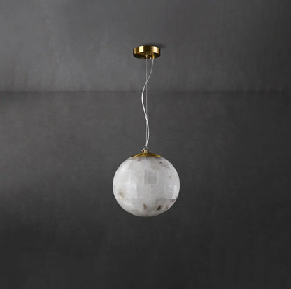 Ball Modern Alabaster Pendant Light - Nuvé