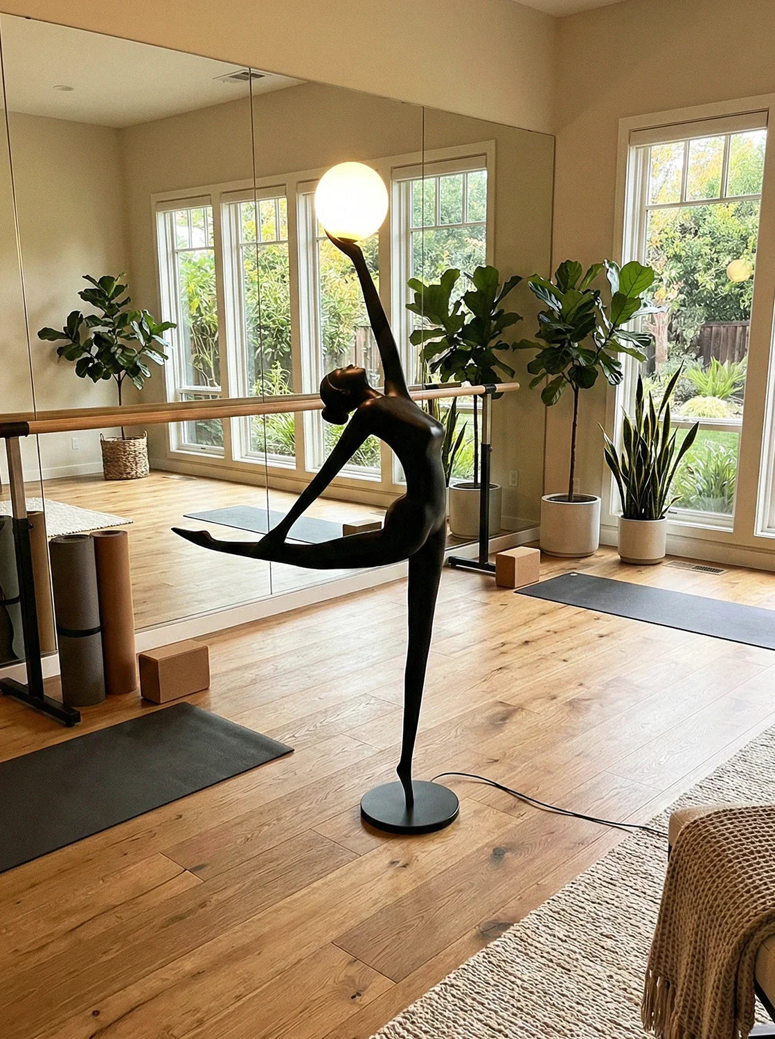 Ballerina Statue Characters Floor Lamp - Nuvé