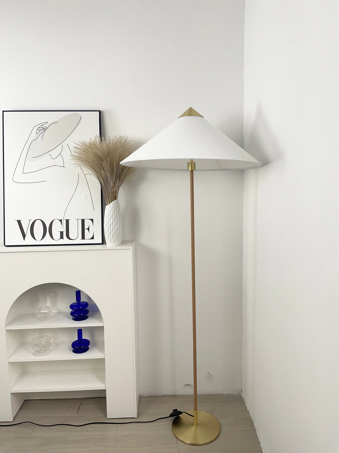 Bamboo Hat Floor Lamp - Nuvé