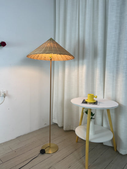 Bamboo Hat Floor Lamp - Nuvé