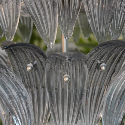Beautifully Murano Palmette Smoked Chandelier - Nuvé