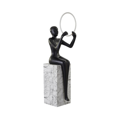 Bella Sitting Sculpture Floor Lamp - Nuvé