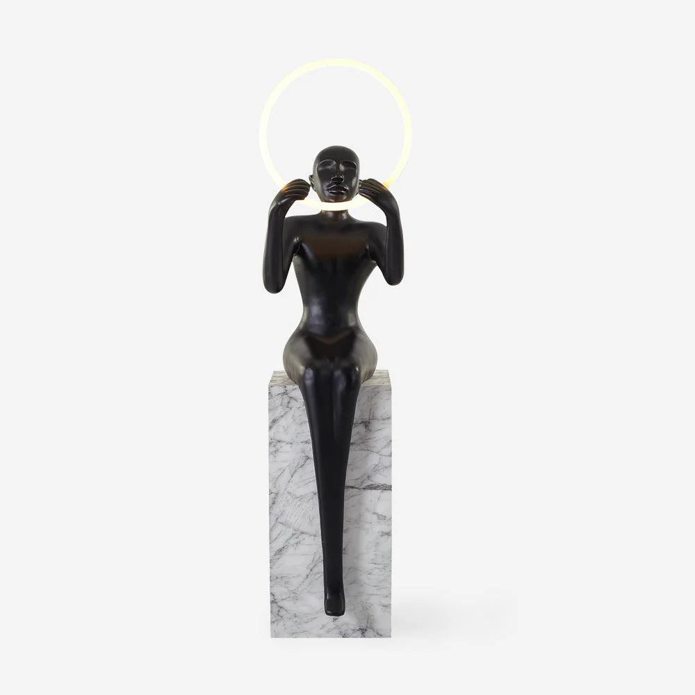 Bella Sitting Sculpture Floor Lamp - Nuvé
