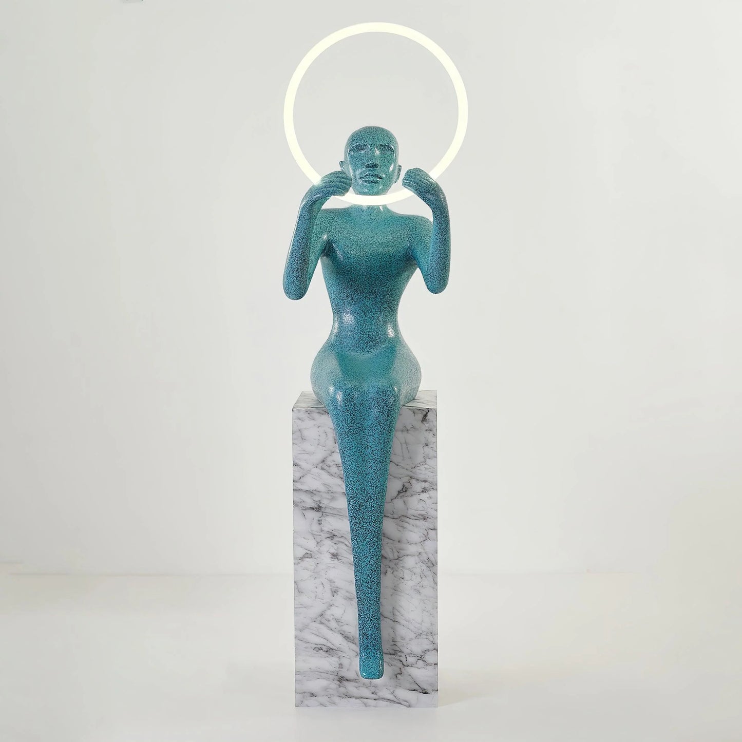 Bella Sitting Sculpture Floor Lamp - Nuvé